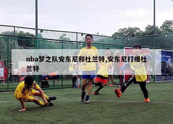 nba梦之队安东尼和杜兰特,安东尼打爆杜兰特